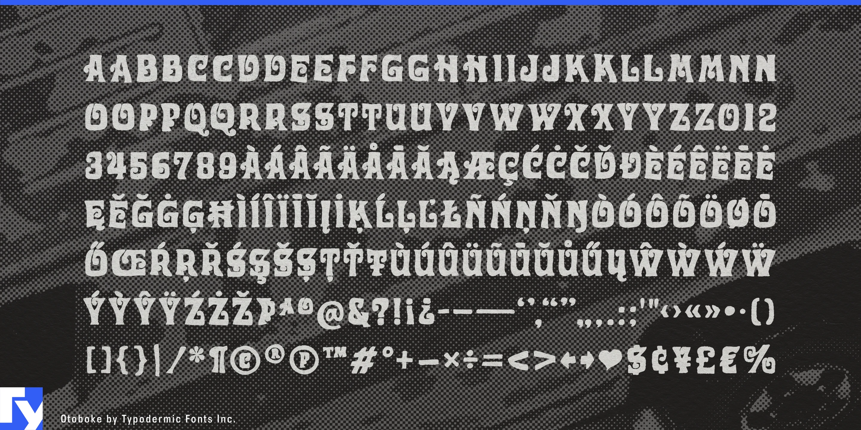 Schriftmuster 5 von Otoboke