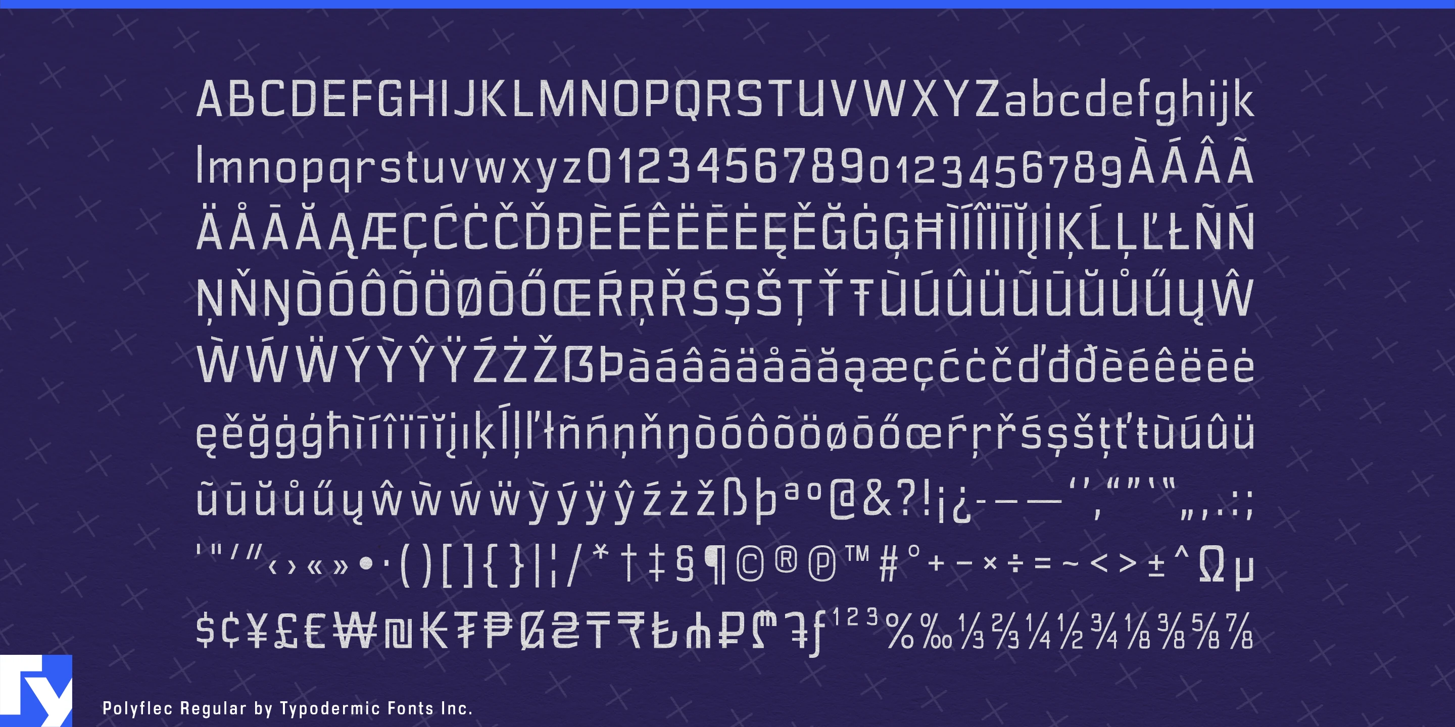 Schriftmuster 5 von Polyflec