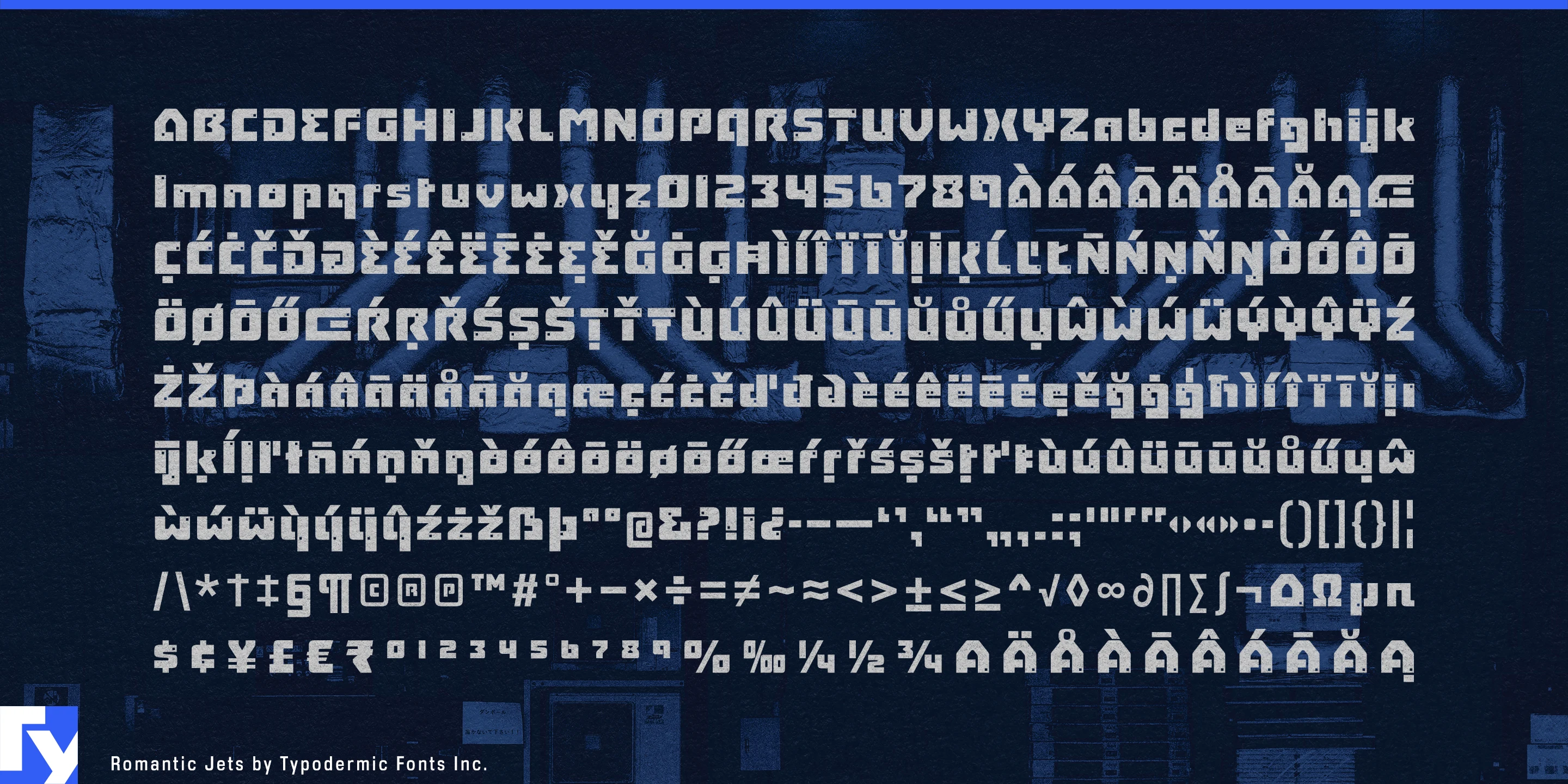 Schriftmuster 5 von Romantic Jets