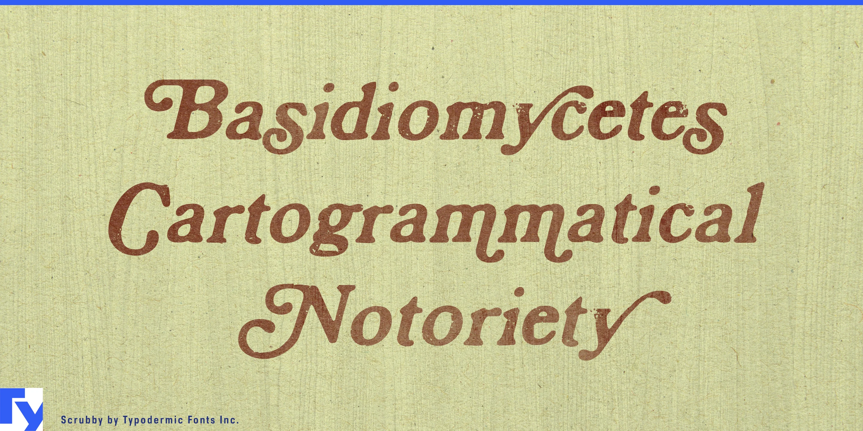 Schriftmuster 2 von Scrubby