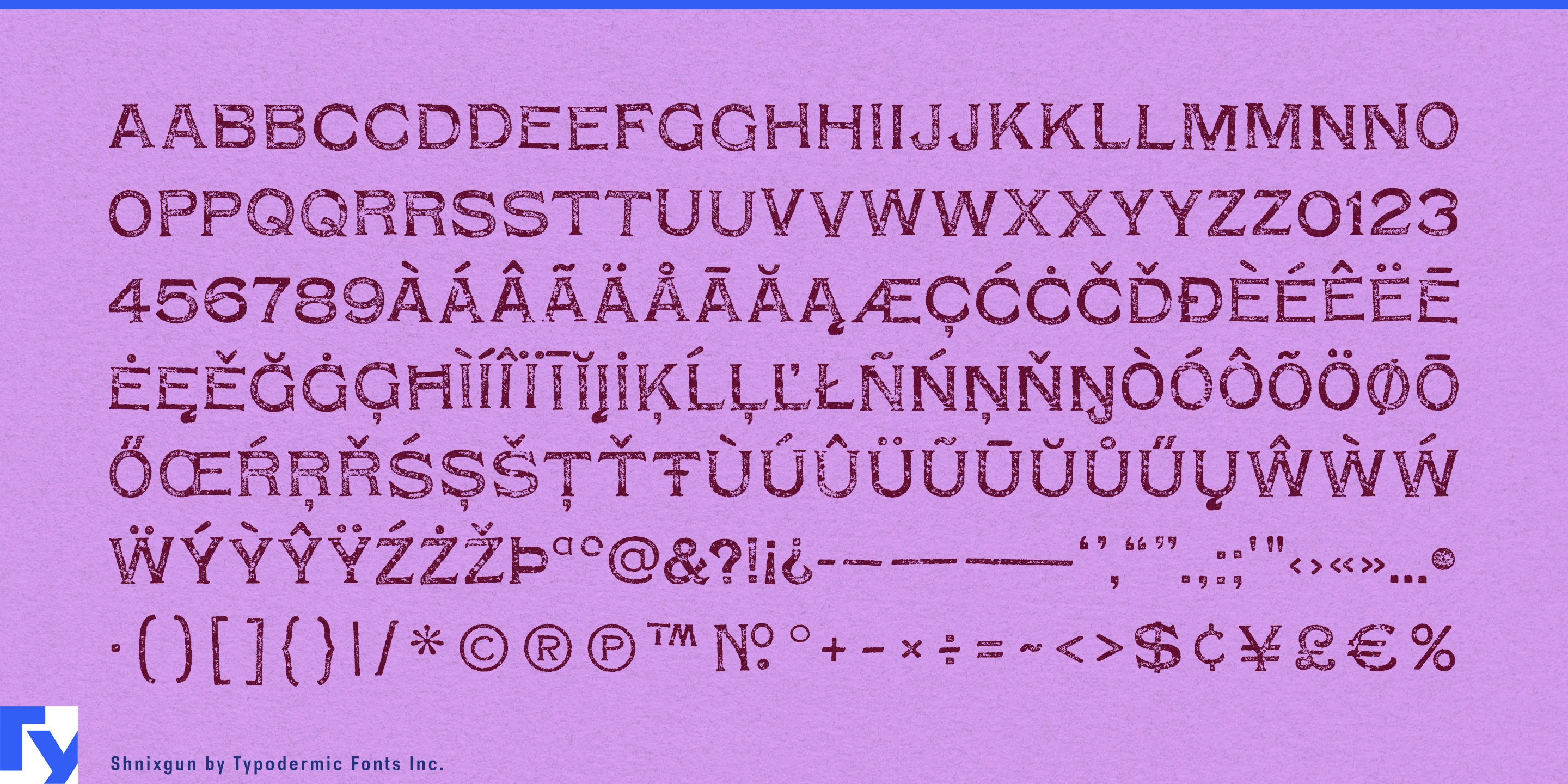 Schriftmuster 5 von Shnixgun