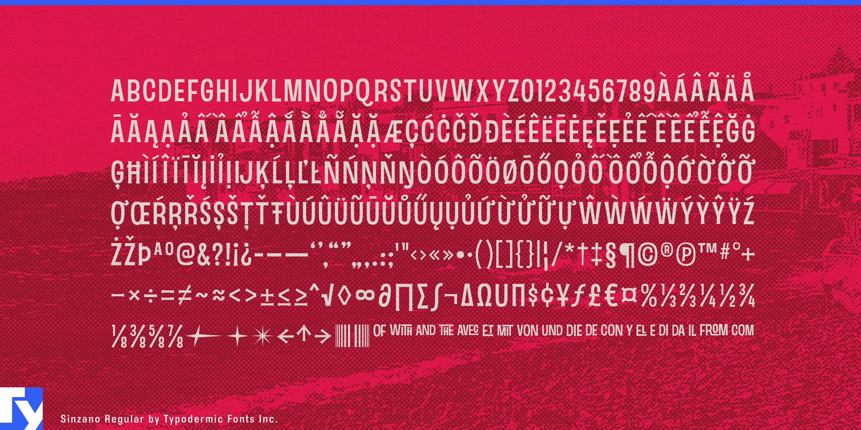 Schriftmuster 5 von Sinzano