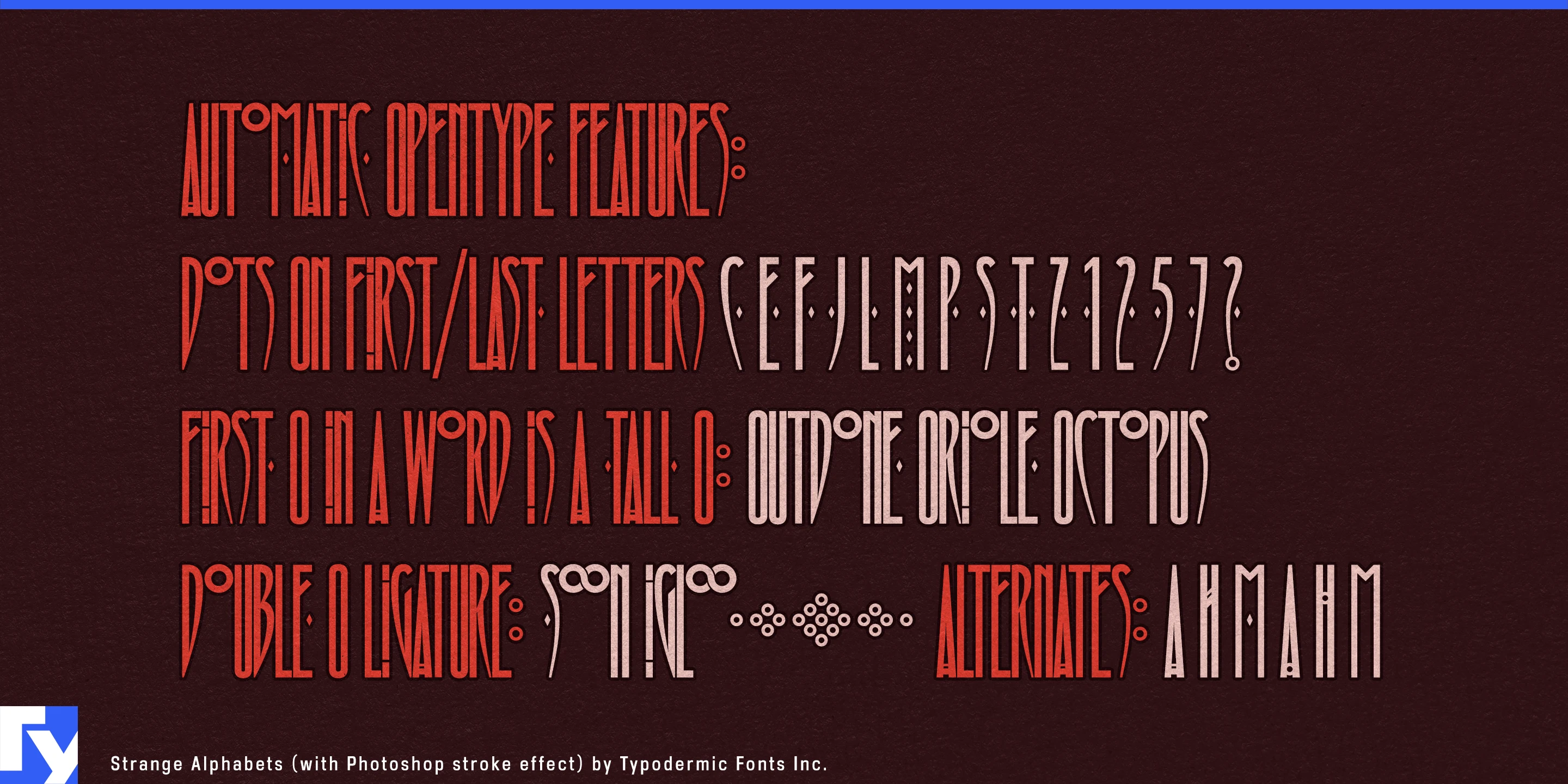 Amostra 4 de Strange Alphabets