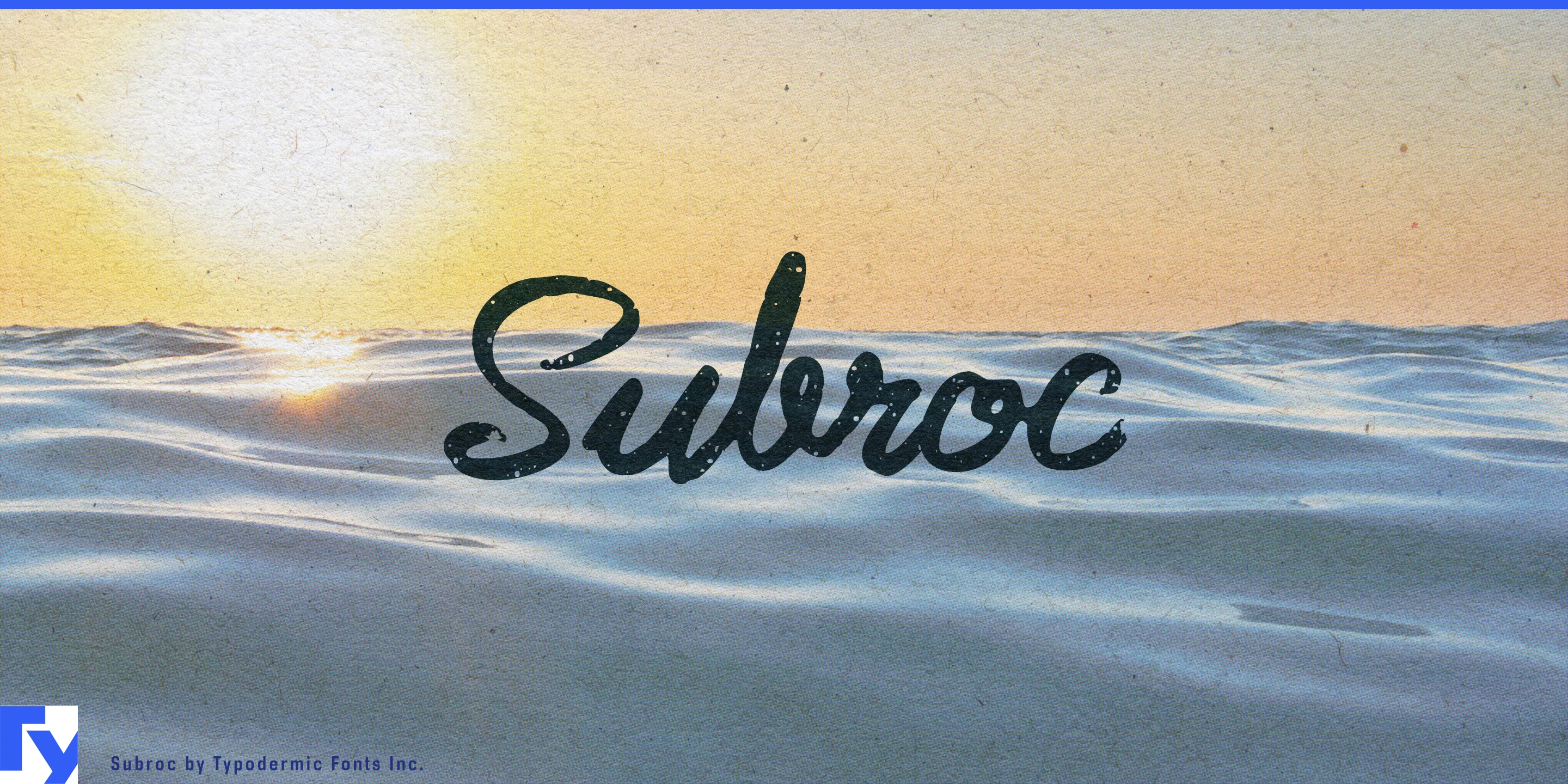 Schriftmuster 1 von Subroc