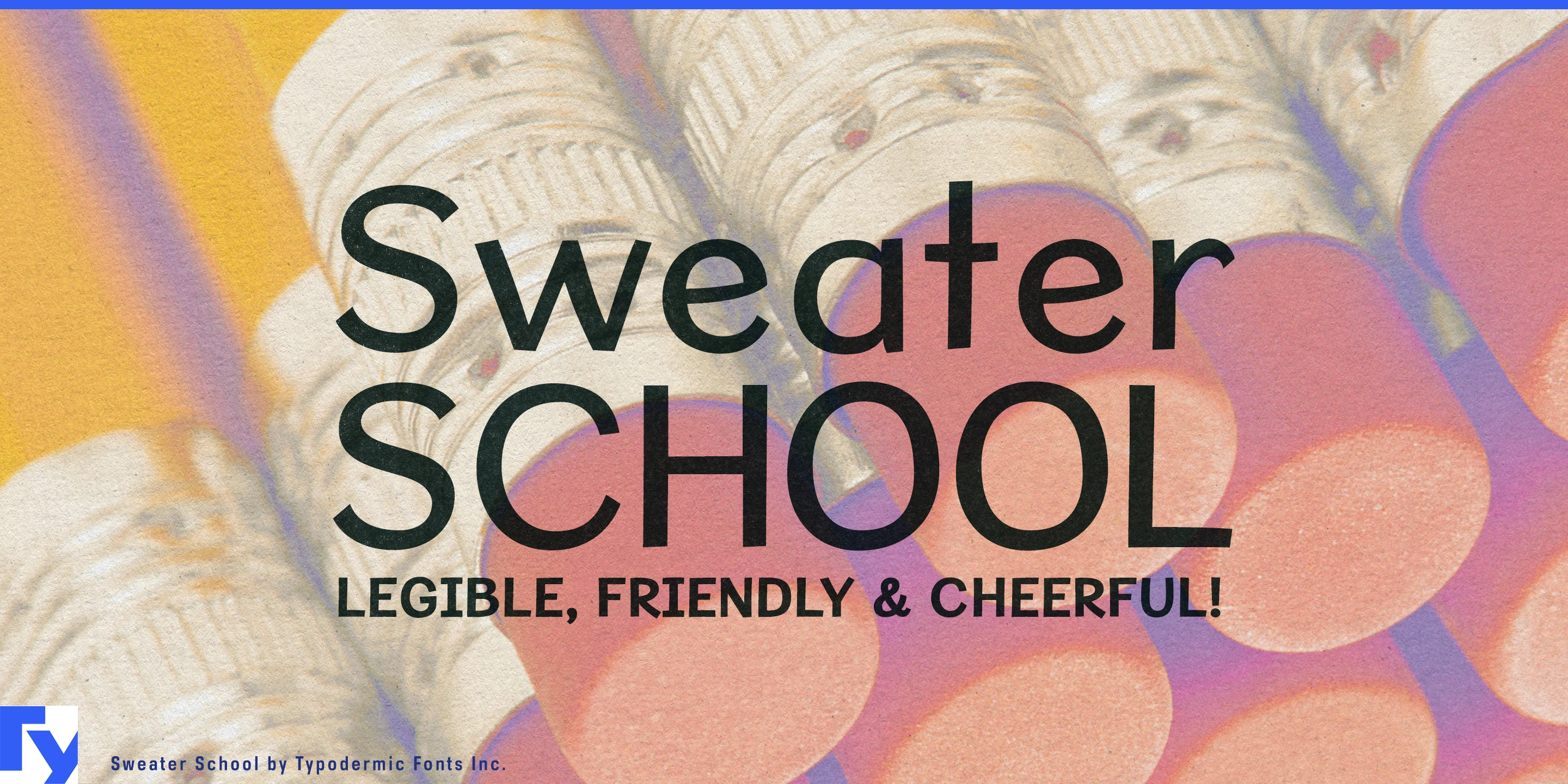Schriftmuster 1 von Sweater School
