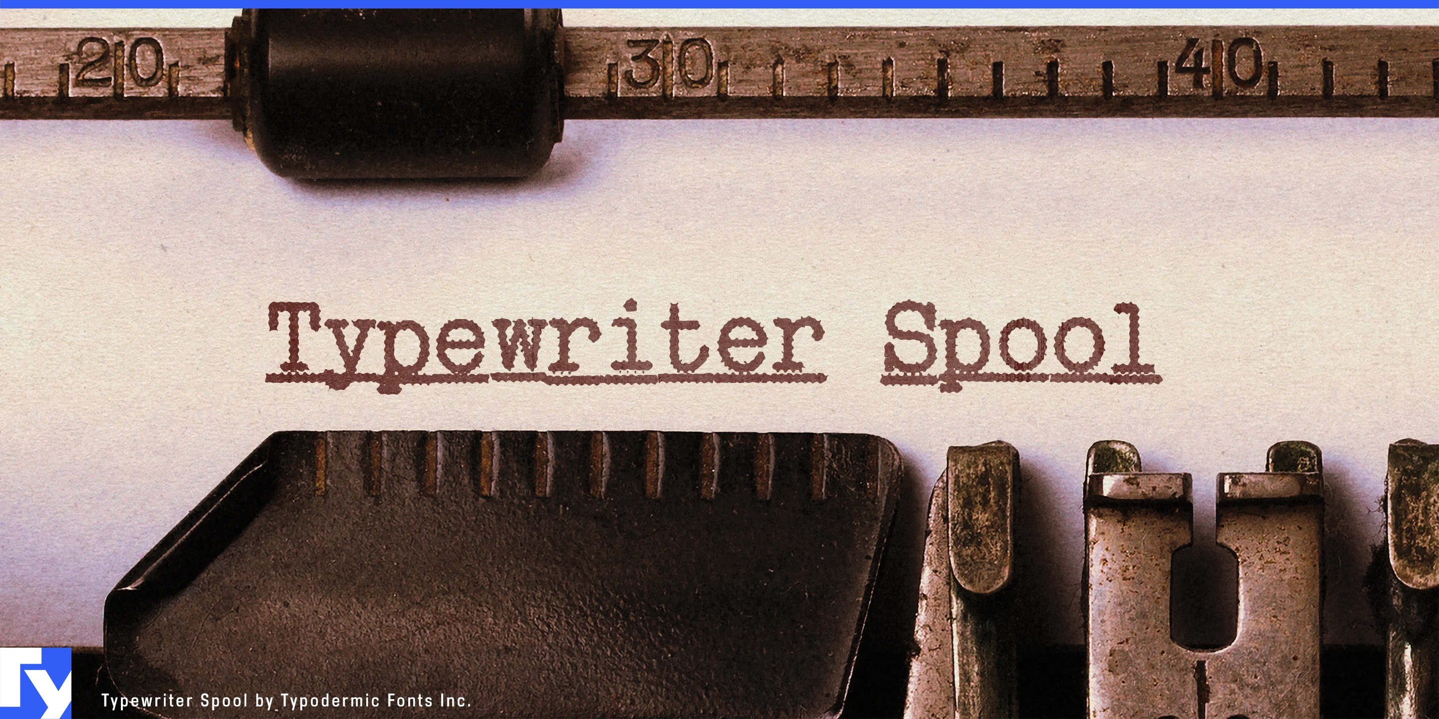 Spécimen 1 de Typewriter Spool