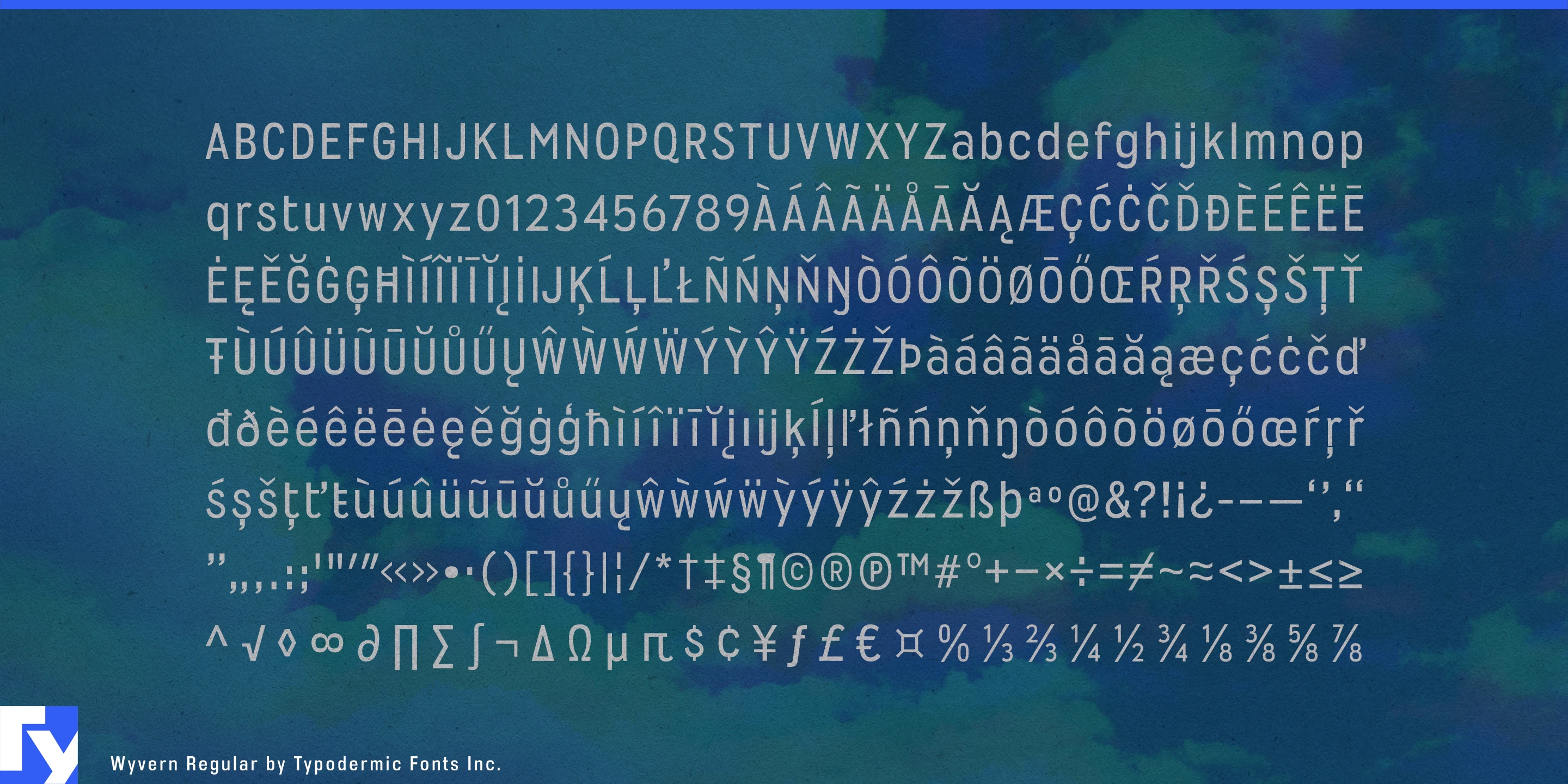 Schriftmuster 5 von Wyvern