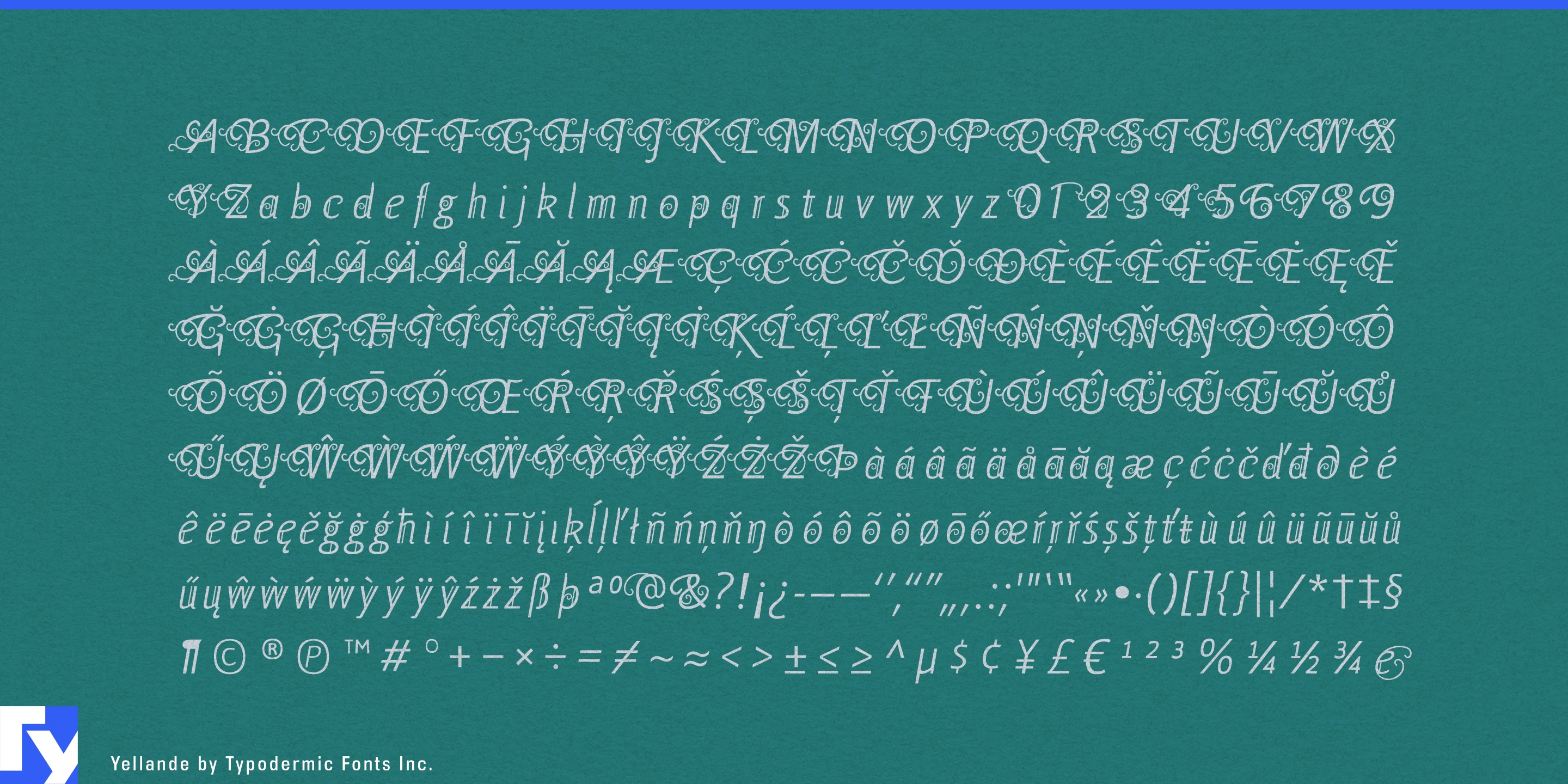 Schriftmuster 5 von Yellande